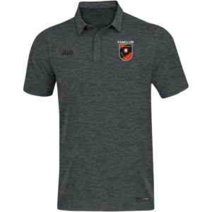 Fanclub - Polo-Shirt Erwachsene grau